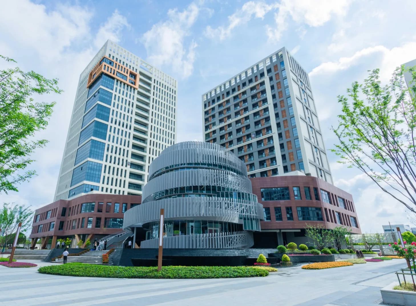 Campus view of Wuhan Hi-tech Medical Devices Park